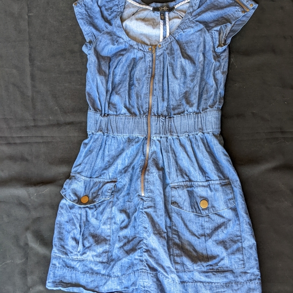 Jessica Simpson Blue Denim Dress - Picture 1 of 4